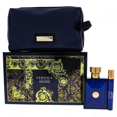 macy's versace dylan blue gift set|Versace blue perfume for men.